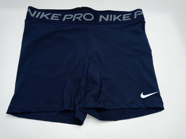 Nike Women's Pro 365 5 Inch Shorts (X-Large, Navy)