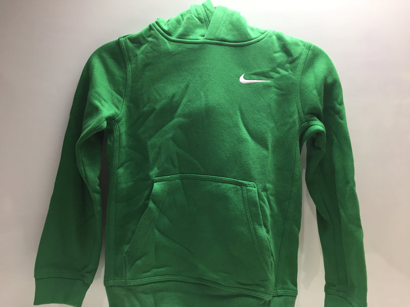 Nike Youth Fleece Pullover Hoodie (Kelly Green, Small)