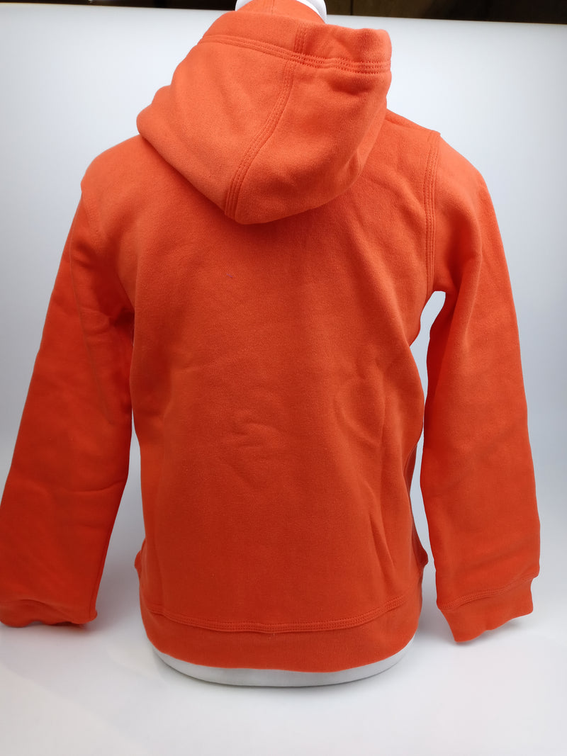 Nike Youth Fleece Pullover Hoodie Orange Medium Men