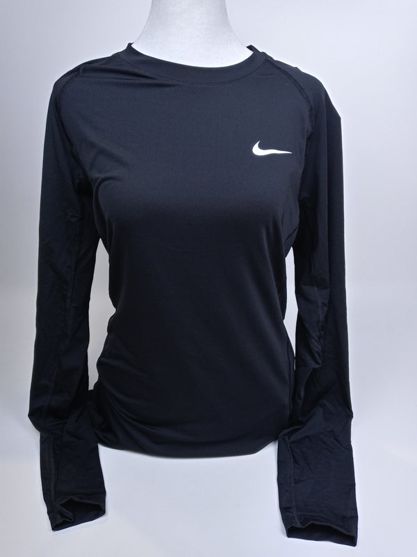 Nike Men's Pro Fitted Long Sleeve Training Tee XXLarge Black T-Shirt