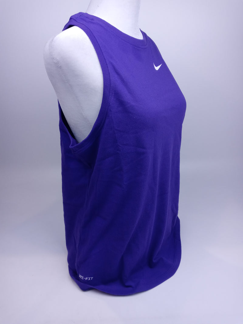 Nike Women Dry High Neck Tank Top As1 Alpha Medium Regular Purple