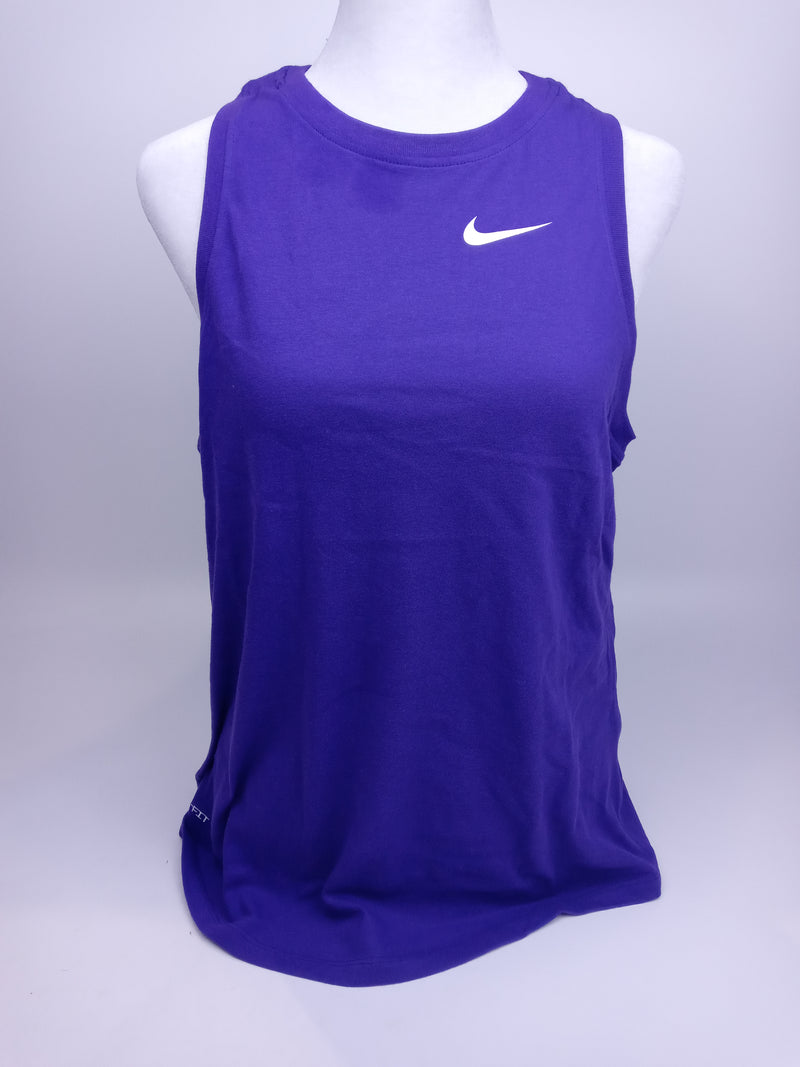 Nike Women Dry High Neck Tank Top As1 Alpha Medium Regular Purple