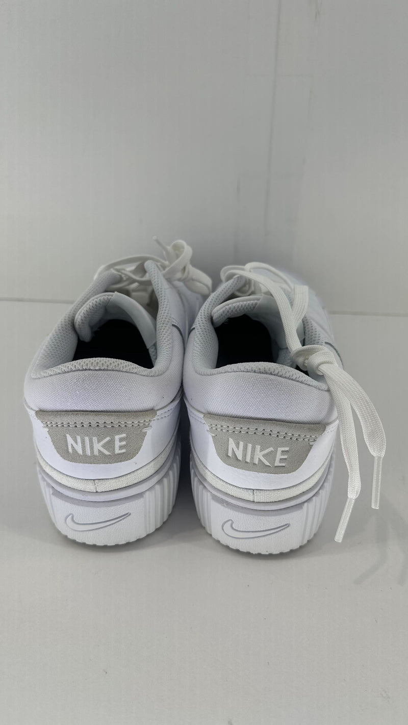 Nike Womens Women's Sneaker Low & Mid Tops Lace Up Fashion Sneakers Color White Size 9