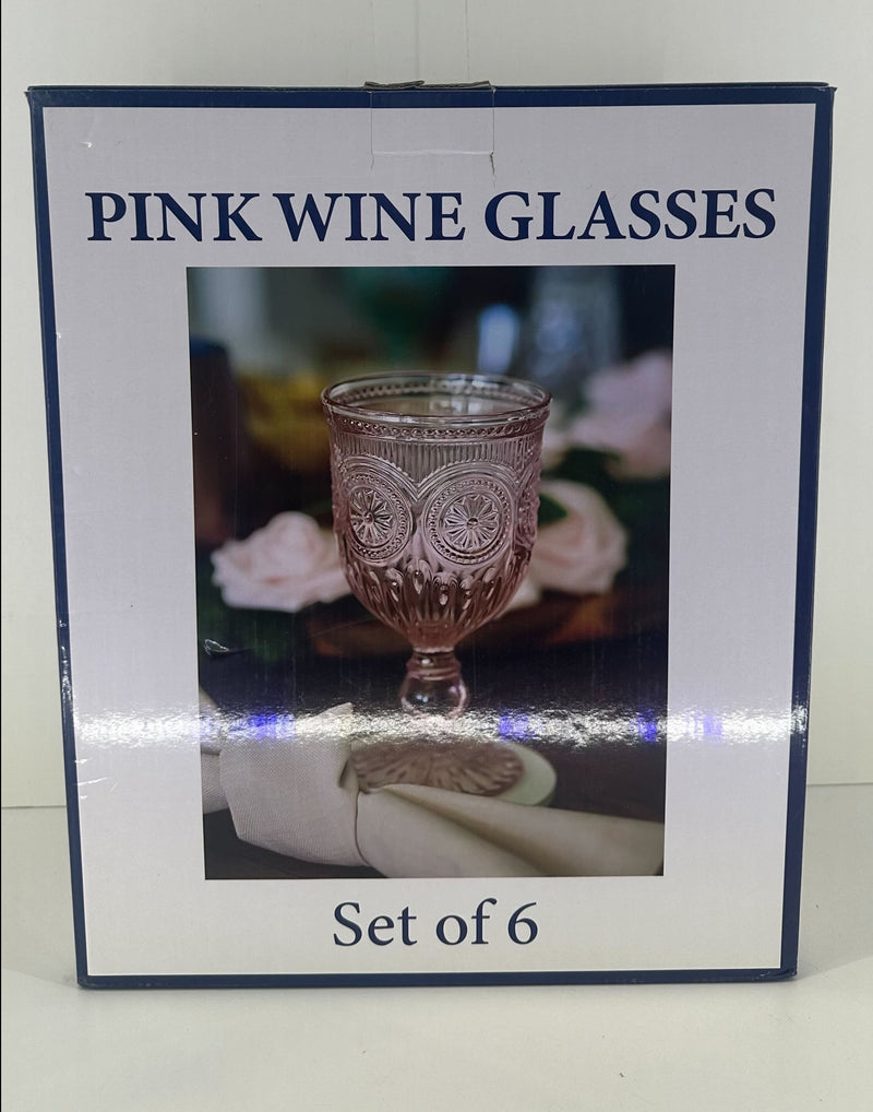 Yungala Pink Wine Glasses Color Light Pink Size No Size