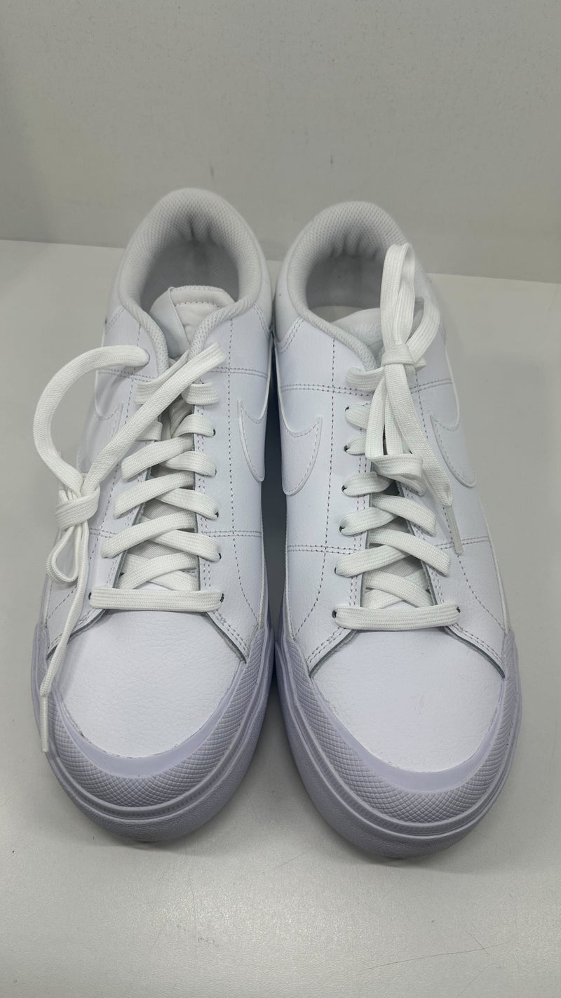 Nike Womens Gymnastic Sneakers Low & Mid Tops Lace Up Fashion Sneakers Color White Size 11