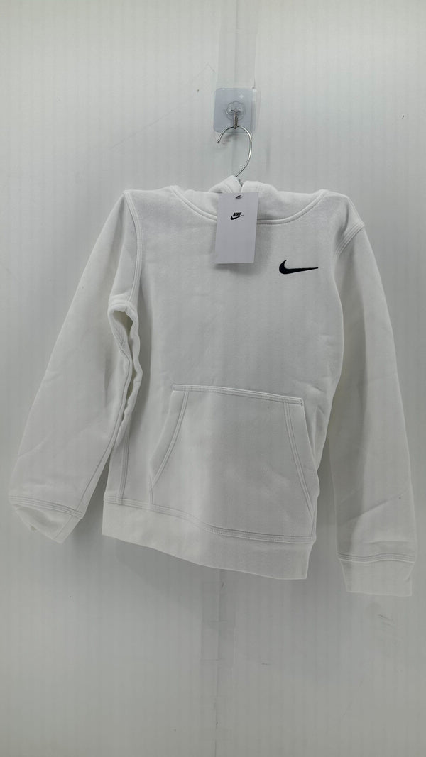 Nike Boys Pullover Hoodie Boys Regular Pull On Fashion Hoodie Color White Size Small