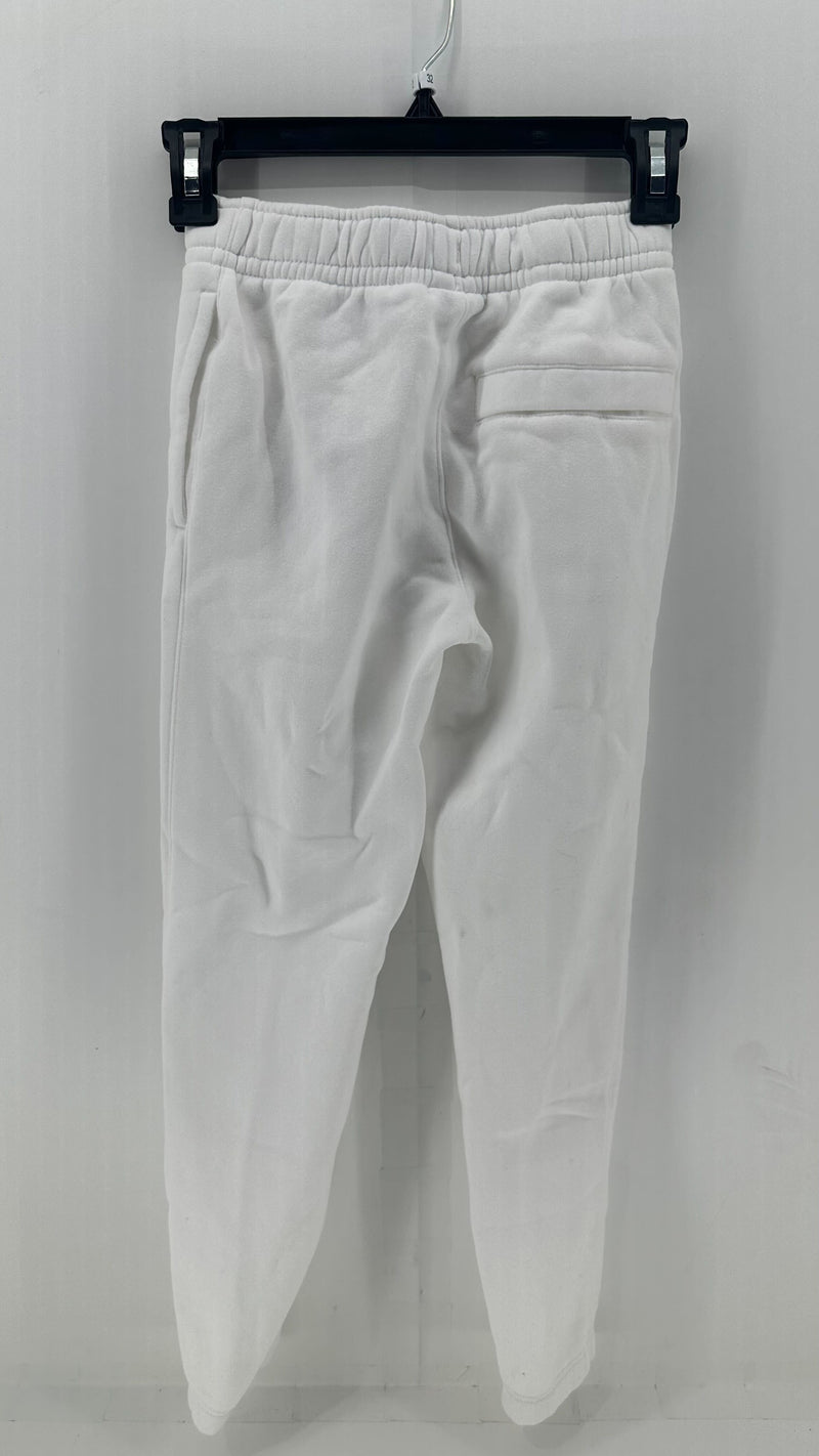 Nike Youth Club Fleece Jogger Sweatpants Color White Size Small