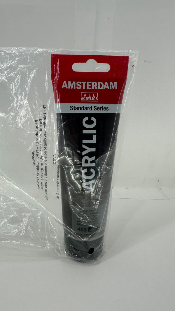 Amsterdam Standard Acrylics Vandyke Brown 120ml Tube Color MultiColor Size 120 Ml