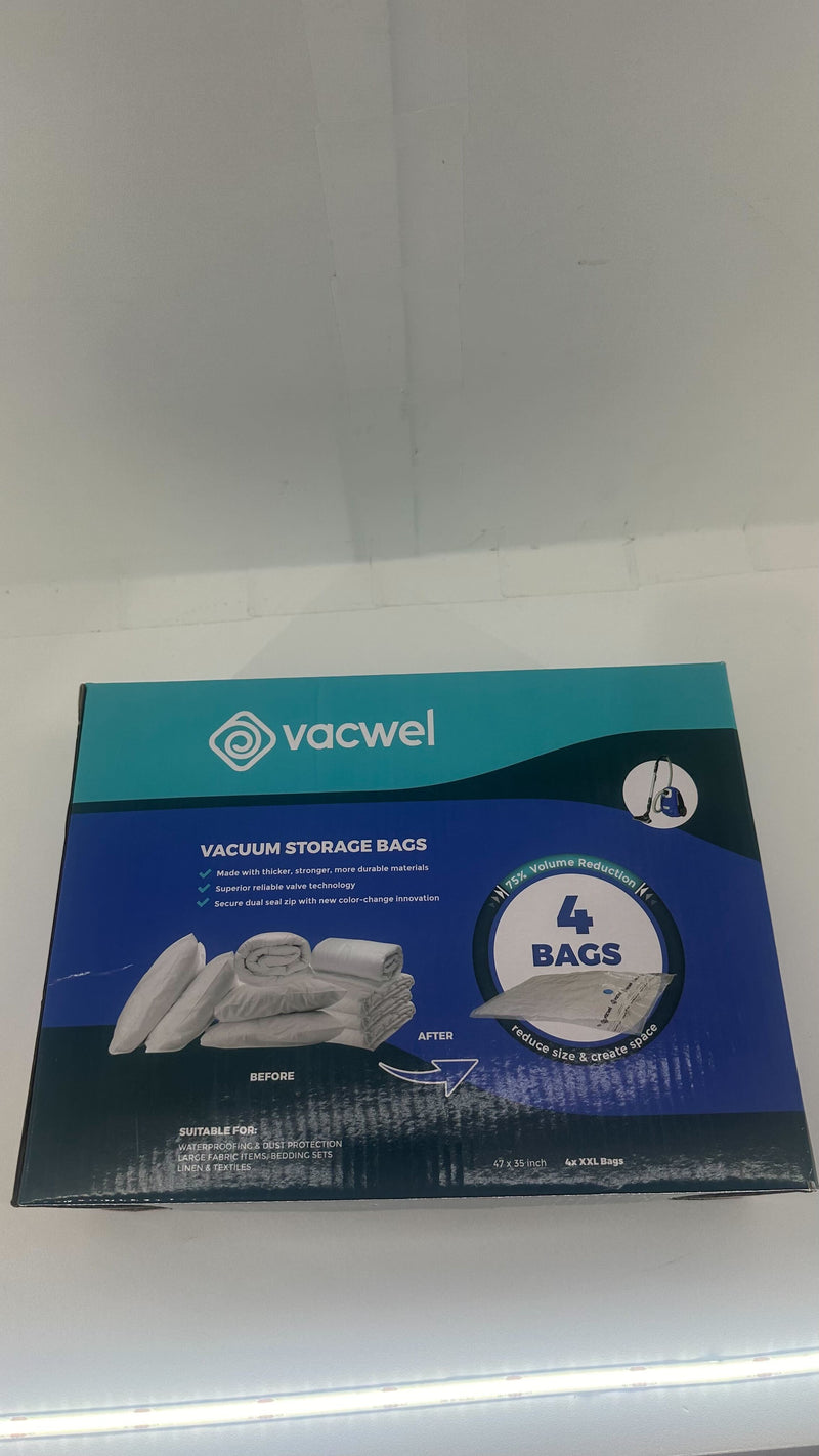 Pole Tribe Vacwel Vacuum Storage Bag Color Clear Size 47 X 35 Inch