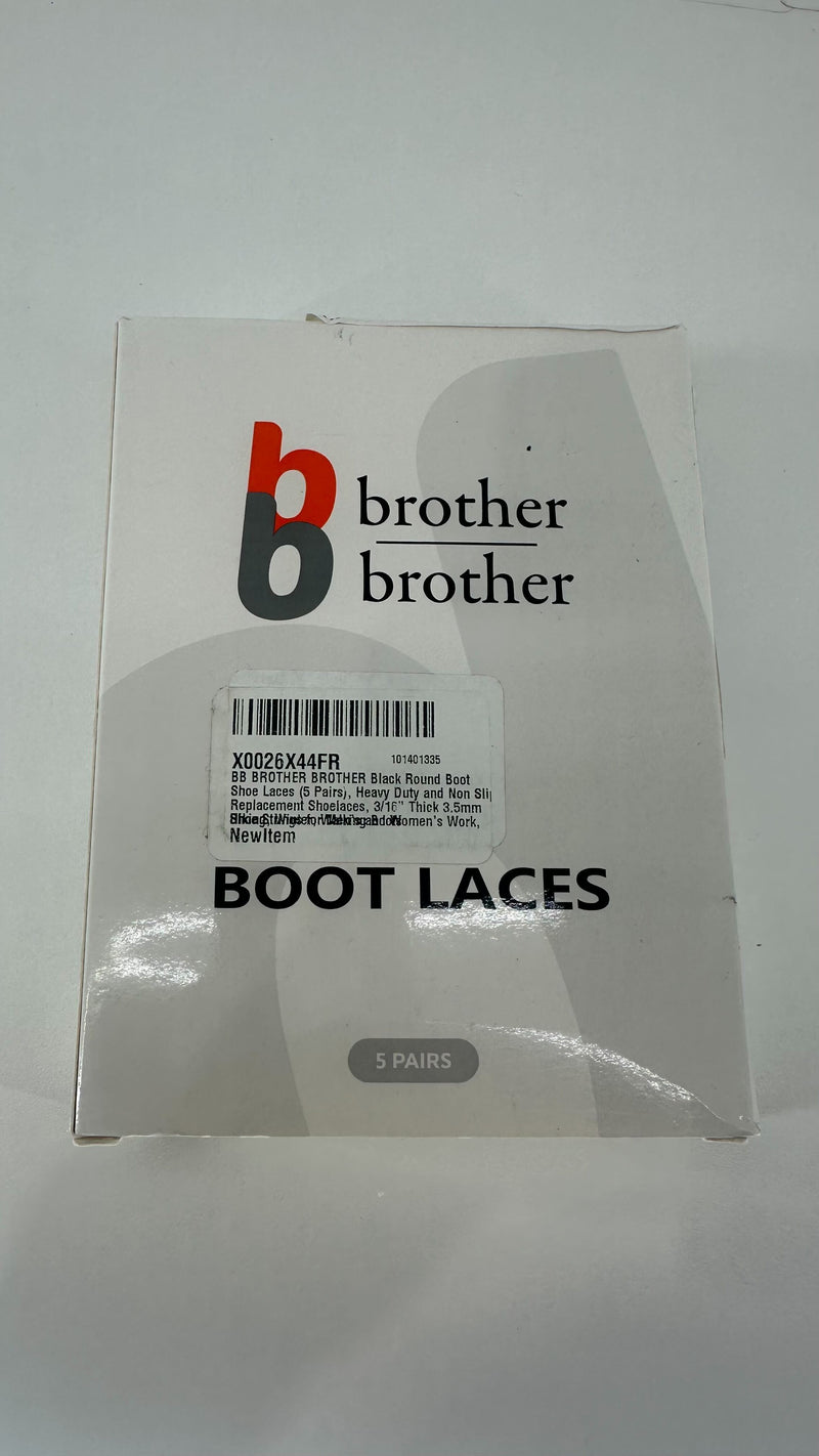 Brother Brother Boot Laces color Black/Brown Unisex