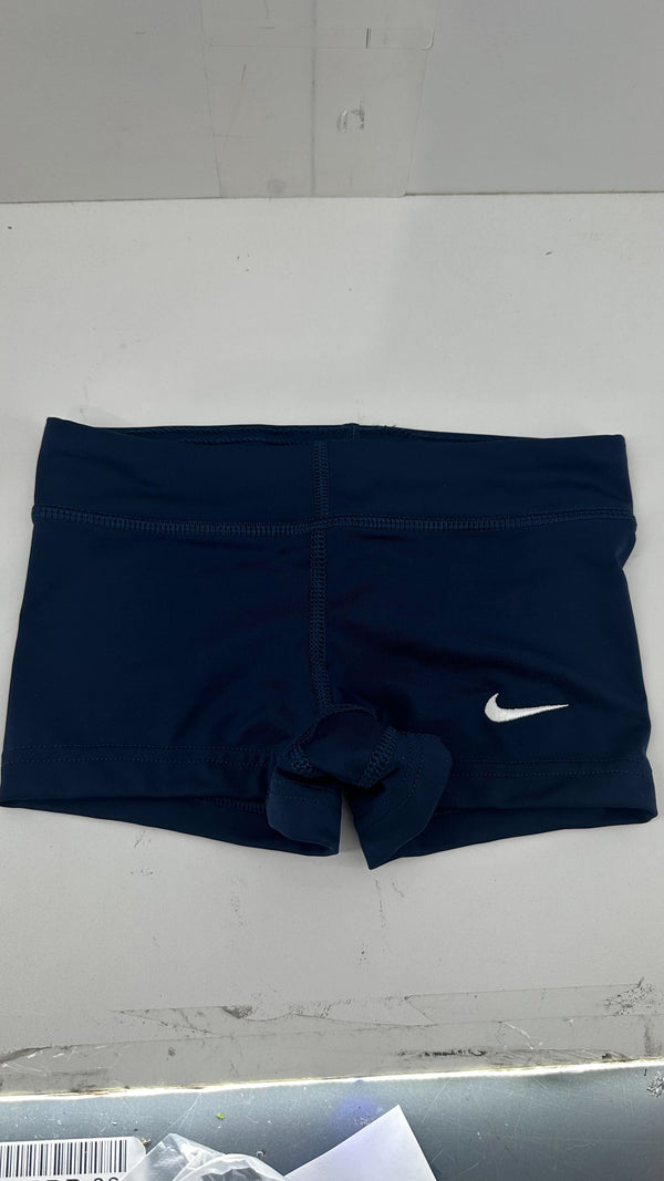 Nike Girls Athletic Performance Navy Blue Shorts Small