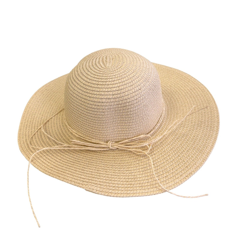 Ultrahip Reba 8 Hat 100% Natural Straw Straw Tie Detail One Size Fits All