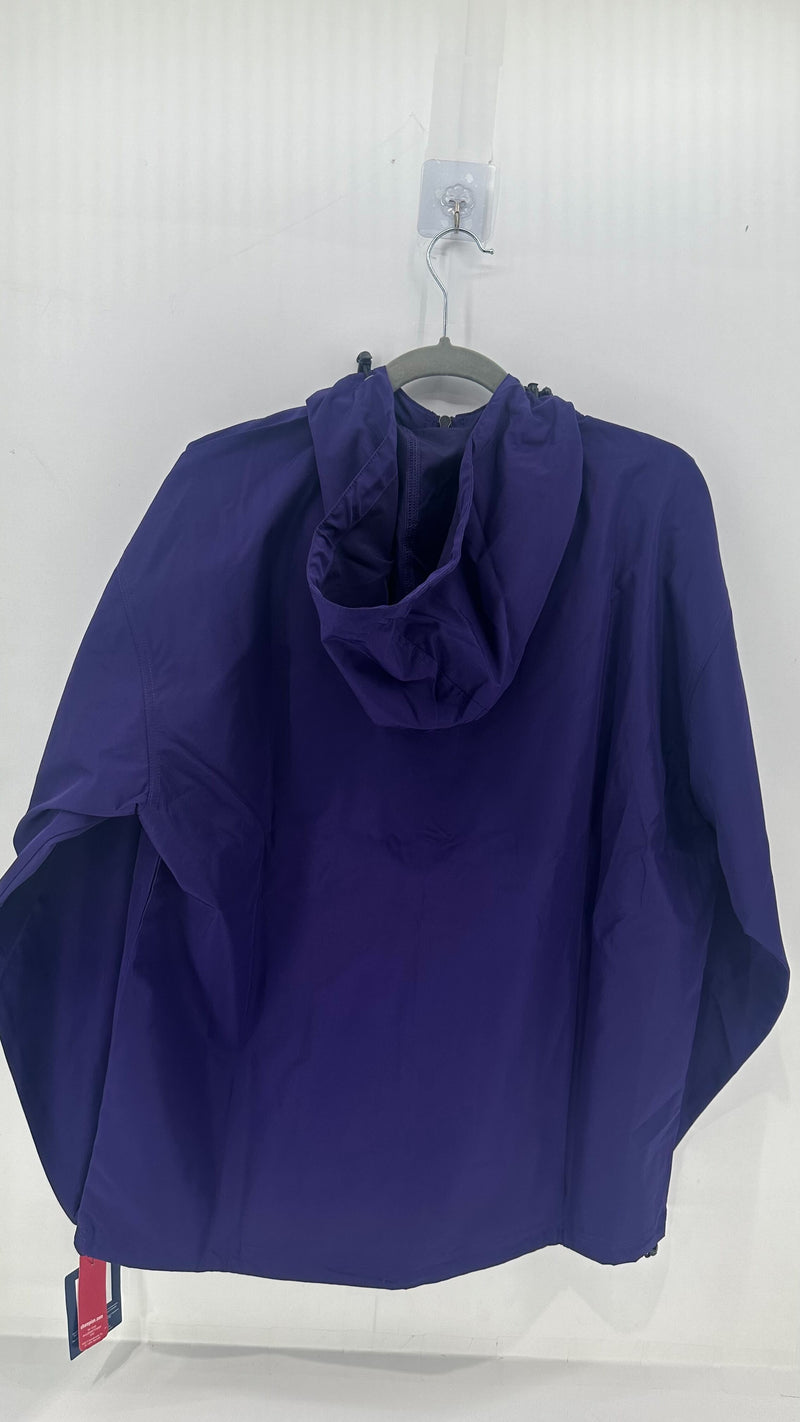 Champion Womens RAIN COAT Regular Zipper Rain Jacket Size 12