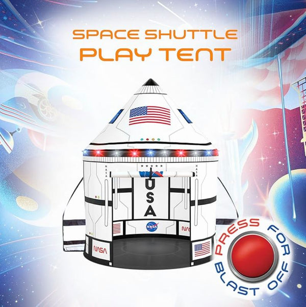 Kids' Galactic Space Shuttle Playset Tent with Accessories