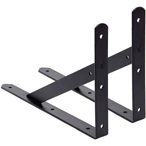 Awx Heavy Duty Shelf Brackets 12 Inches X 8 Inches With Screws