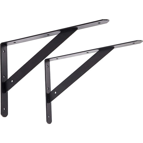 Awx Heavy Duty Shelf Brackets 12 Inches X 8 Inches With Screws