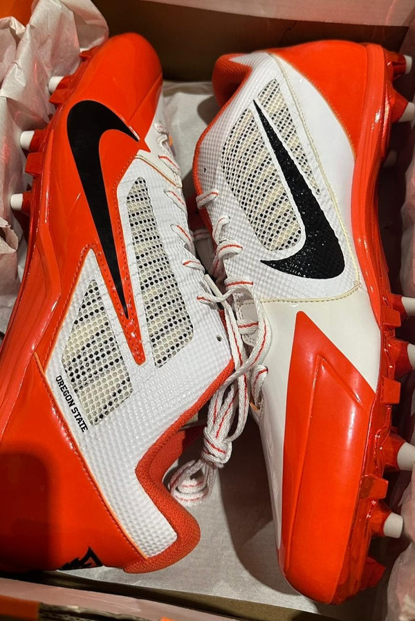 Nike Alpha Pro 2 Td White Black Team Orange Size 14 Pair of Shoes