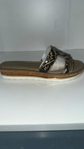 Nine West Alexis Womens Snake Print Sandals 9 Pair of Shoes