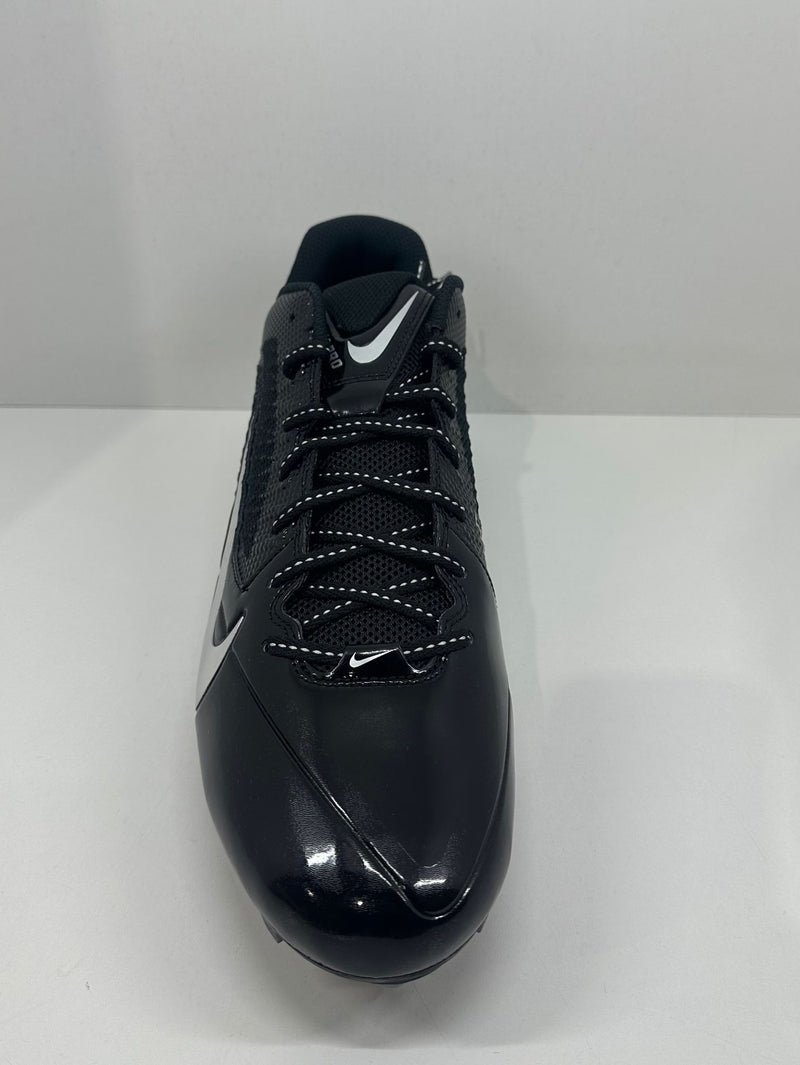 Nike Men Sport Cleat Alpha Pro Color Black Silver Size 13.5 Pair of Shoes