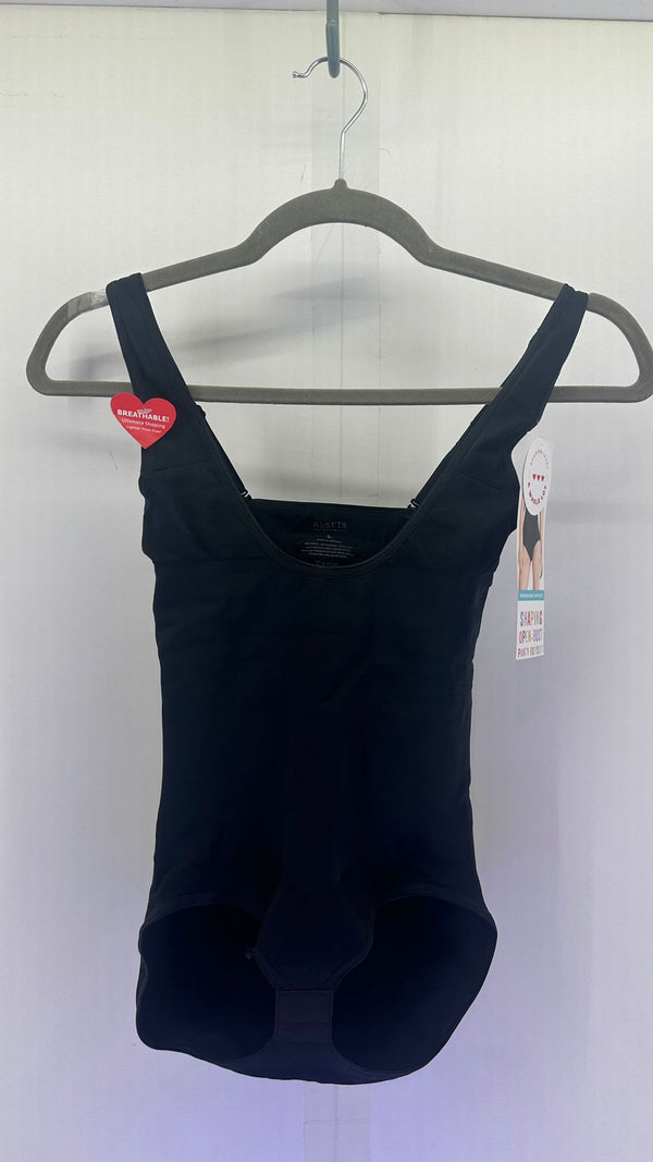 Spanx Oncore Open Bust Panty Bodysuit Color Very Black Size Large