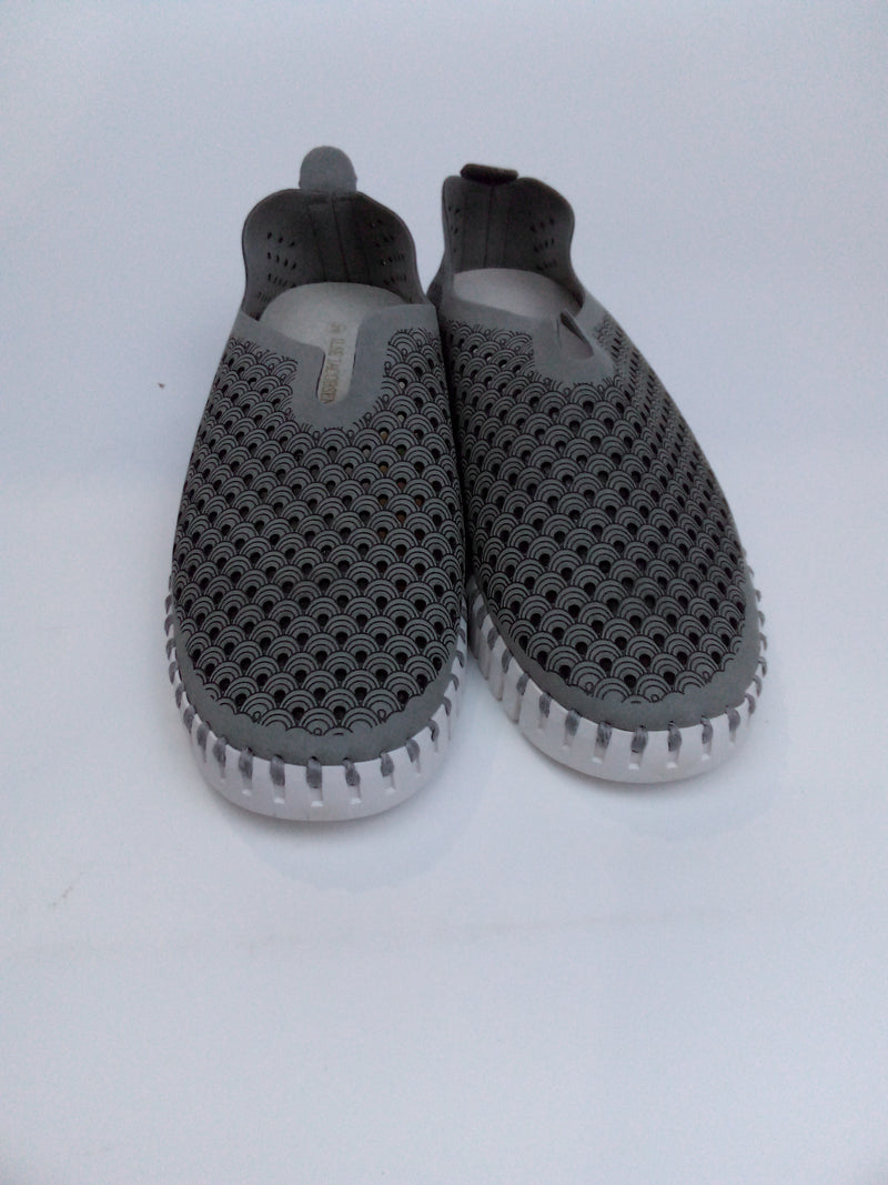 Ilse Jacobsen Hornbaek Women's Tulip 139 Flat Grey Size 9 Pair Of Shoes