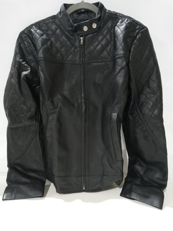 Leather Jacket Bomber Jacket Size Large Black Women