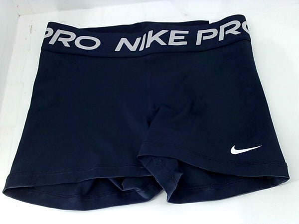 Nike Women's Pro 365 3in Shorts Obsidian White Small Color MultiColor Size Small