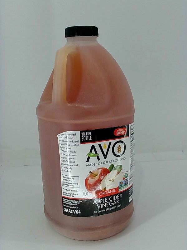 AVO Organic Apple Cider Vinegar 64oz Home Essential