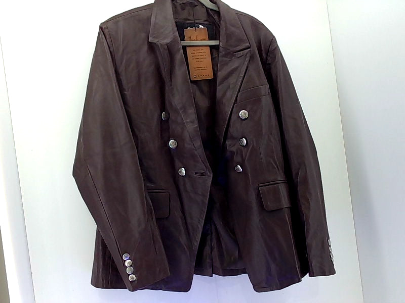 Sid-Enterprises Womens Sid Jacket Color Brown Size 3XLarge