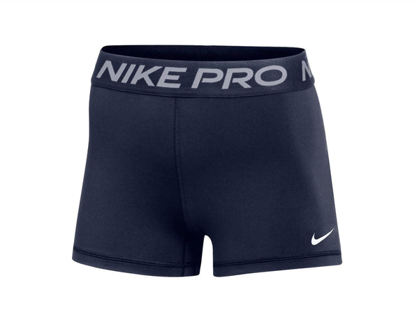 Nike Womens Pro 365 3 Inch Shorts Color Navy Size XLarge