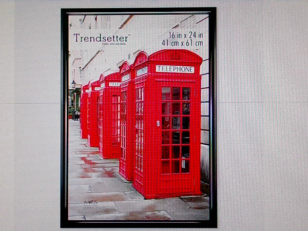 Mcs Trendsetter High Gloss Black Poster Frame 16x24 Inch