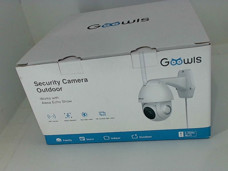 GOWLS Outdoor Security Camera White