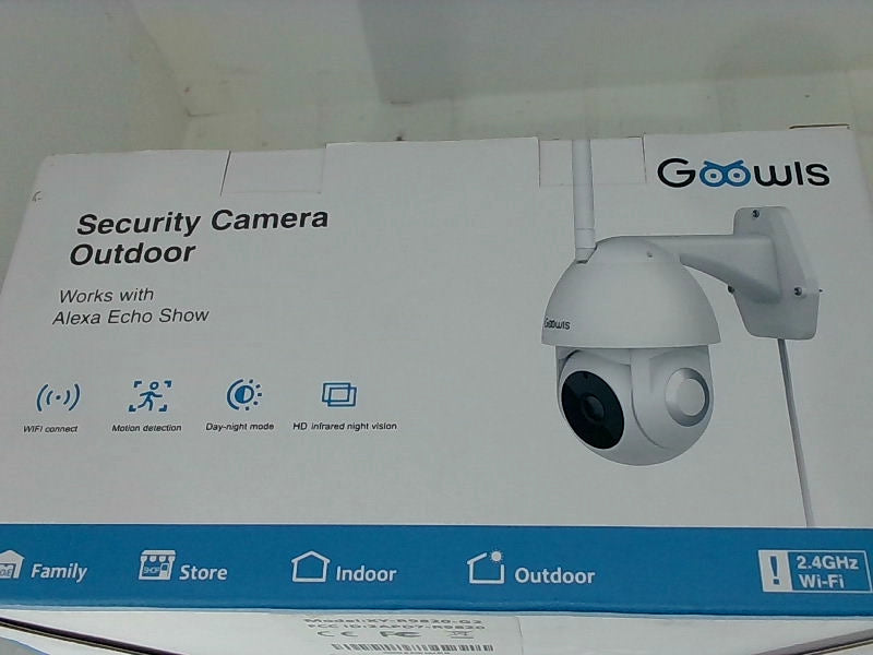 GOWLS Outdoor Security Camera White