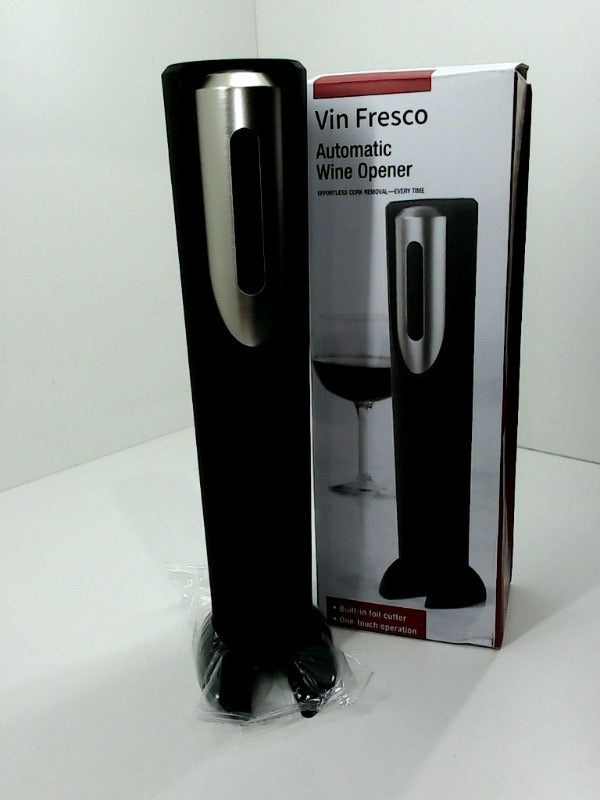 365 Amz Vin Fresco Automatic Wine Opener Color Black/silver Size 10.34 Inch