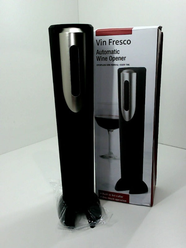 Vin Fresco Automatic Electric Wine Opener - Black/Silver