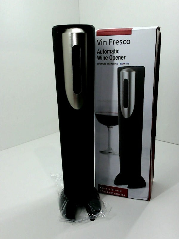 Vin Fresco Automatic Electric Wine Opener - Black/Silver