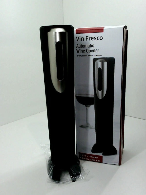 Vin Fresco Automatic Electric Wine Opener - Black/Silver