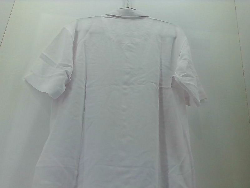 Ultraclub Unisex White Camp Shirt Small