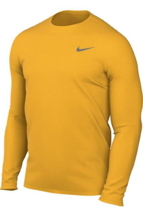 Nike Mens Team Legend Long Sleeve Tee Shirt Color Sundown Size Large T-Shirt