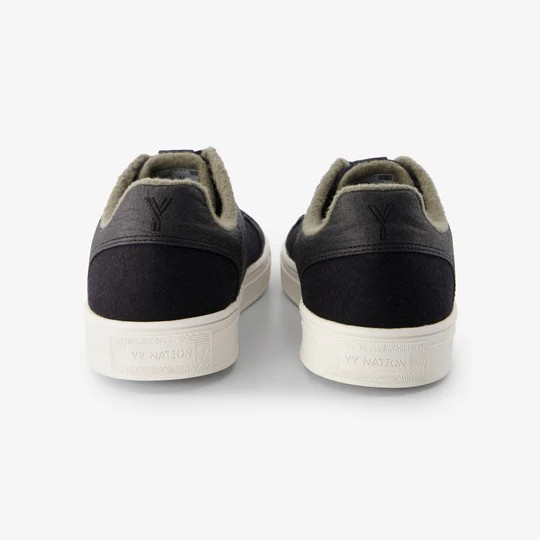 YY Nations Shoes Strato Wool Color Black / White Pair of Shoes