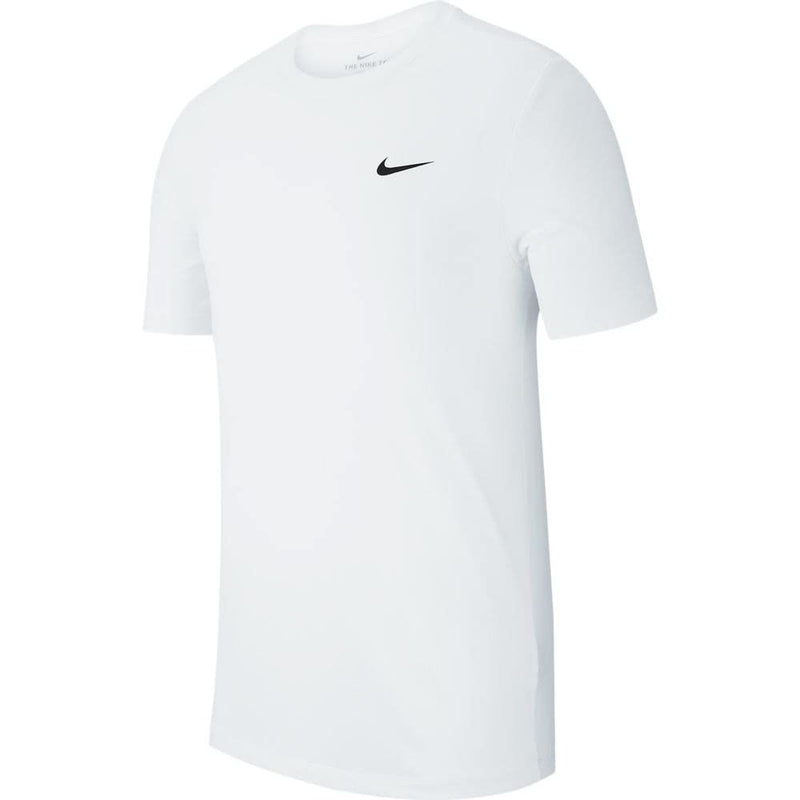 Nike Mens Dry Tee Drifit Cotton Crew Whiteblack Medium T-Shirt