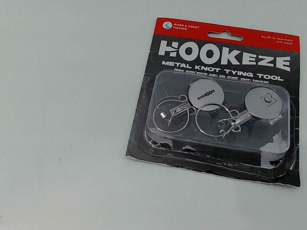 Hookeze Hookeze Metal Knot Tying Tool Color Silver Size 4/0 Hook