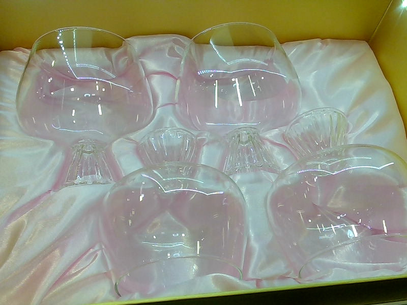 Elegant 19 Oz Clear Goblet Glasses Set of 4