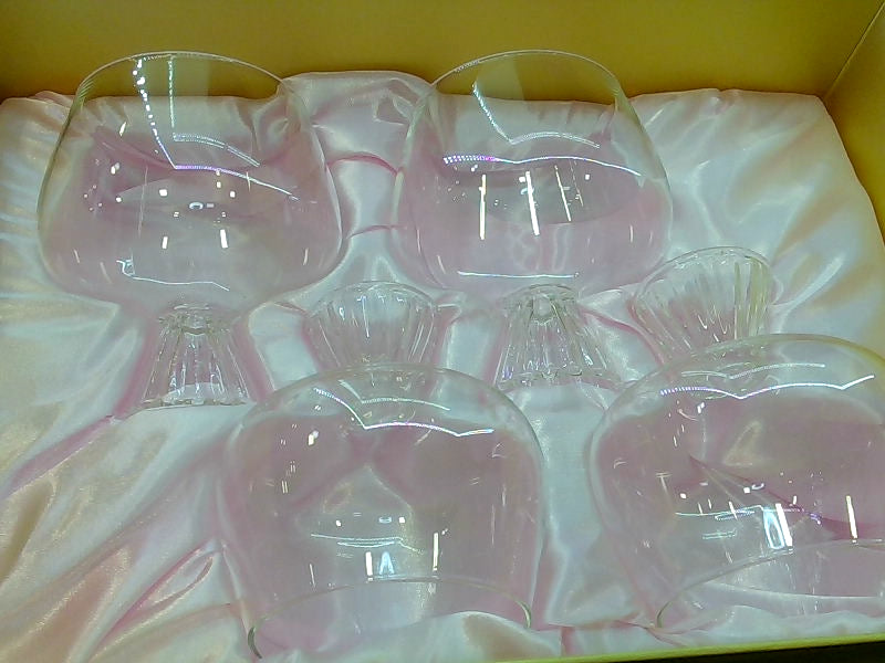 Elegant 19 Oz Clear Goblet Glasses Set of 4