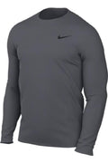 Nike Men's Dri FIT Long Sleeve Tee Shirt Large Grey