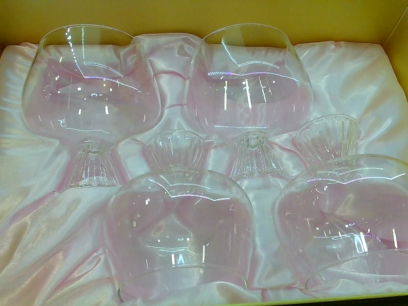 Elegant 19 Oz Clear Goblet Glasses Set of 4