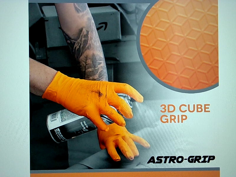 SAS Astro-Grip Nitrile Disposable Gloves - Box of 100