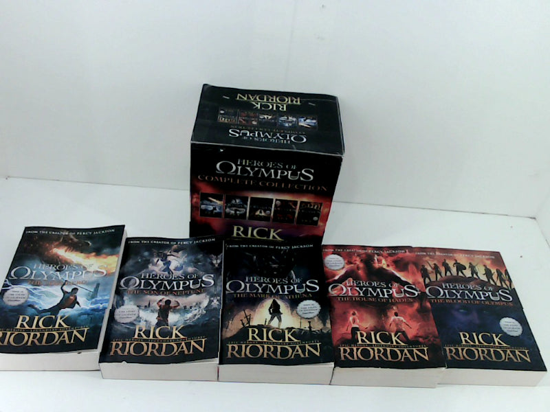 Heroes of Olympus Complete Boxed Set by Rick Riordan