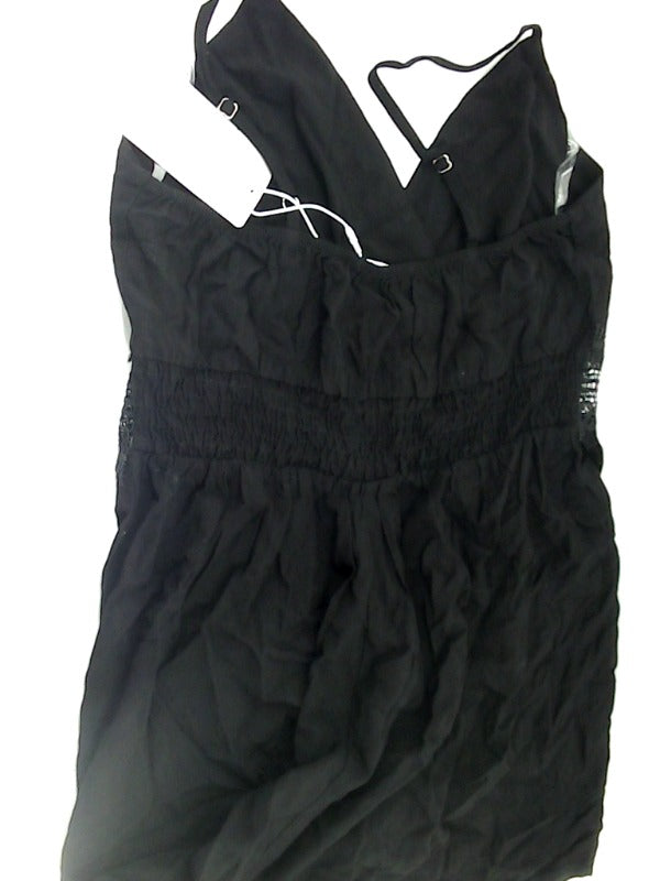 Elegant Black Sleeveless Dress Small Size