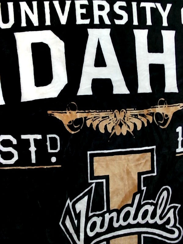 Blanket University of Idaho Color Black & Gold Size 50x60